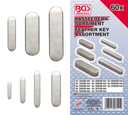 [BGS8141] Assortiment de 60 clavettes BGS 8141
