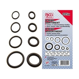 [BGS8044] Assortiment O-ring 225 pièces BGS 8044 - Dia 3-&gt;22