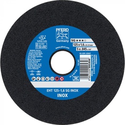 [PF095898] Disque à tronçonner PFERD EHT 125-1,6 SG INOX - 095898