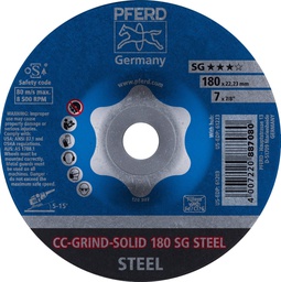 [PF64185125] Disque abrasif 125mm PFERD CC-GRIND-SOLID 125 SG STEEL - 887073