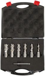 [MW790302500] Jeu de 6 mèches à carotter HSS 12-14-16-18-20-22 mm + tige MW-TECH HQS625 - 790302500