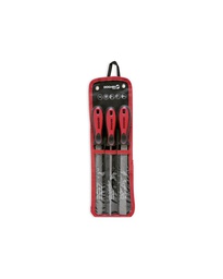 [DO815001] Jeu de 3 limes demi-douce dans un étui avec manche longueur 200mm DOGHER 815-001