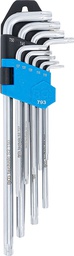[BGS793] Jeu de 9 clés longues mâles Torx T10-50 coudées BGS 793
