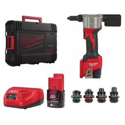 [MIM12BPRT201X] Riveteuse sur batterie MILWAUKEE M12 BPRT-201X - 4933464405
