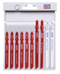 [WIL0296700010] Set de 10 lames scie sauteuse Métal WILPU 296700010