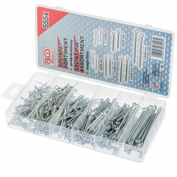 [BGS8048] Assortiment de 555 goupilles fendue en acier zingué DIN94 BGS 8048