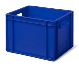 [BOX400x300x270BL] Box de rangement en plastique bleu 400x300x270mm