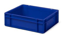 [TK400x300x120BL] Box de rangement en plastique bleu 400x300x120mm