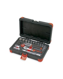 [DO500002] Coffret douilles avec cliquet 1/4&quot; + 34 accessoires DOGHER 500-002