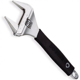 [DO492200] Clé à molette à ouverture Extra-Large graduée, gainée Lg:200mm ouverture 38mm DOGHER 492-200