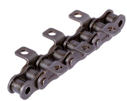 [16B-1 K1/2] M de chaîne simple avec attaches 16B-1 1&quot;  K1/2