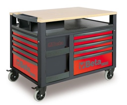 [BERSC2810R] Servante d’atelier SuperTank 10 tiroirs rouge BETA RSC28/10-R