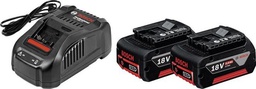 [BO1600A00B8J] Kit de base 18V BOSCH 1600A00B8J 2 bat 18V 5,0Ah + chargeur GAL1880CV