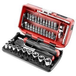 [FAR360NANOPB] Coffret d'embouts 1/4'' NANO 360 et cliquet à manche rotatif FACOM R.360NANOPB