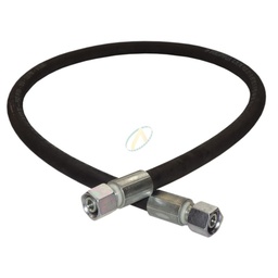 Flexible HP 2 tresses métallique 1/2&quot; lg:70cm avec raccords sertis M22x1,5 DKO 15L