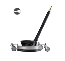 [KR41891] Nettoyeur sol avec roues Round Cleaner UFO INOX (D12) KRANZLE 41891