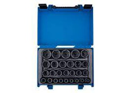 [KT4427MP] Jeu de 27 douilles à chocs 1/2&quot; 8-36mm KING TONY 4427MP