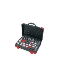 [DO531003] Coffret plastique avec cliquet 1/2&quot; + accessoires DOGHER 531-003