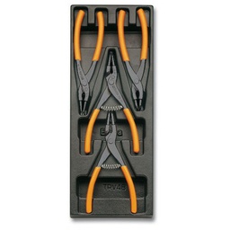 [BET146] Plateau thermoforme BETA T145 Jeu de 4 pinces circlips