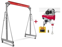 [MW729840090] Pack PTLK2 Grue à portique et TH500-R Palan électrique avec chariot MW TOOLS PTLK2-SET1000B - 729840090