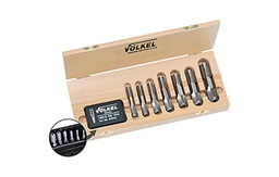 [VO48608] Coffre de 6 Tarauds double taille, Hex Tap Multi-Drive G (BSP) 1/8 – 1“ VOLKEL 48608