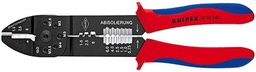 [KN9722240] Pince à sertir universelle pour cosses et connecteurs isolés ainsi que connecteurs ouverts non isolés 240mm KNIPEX 9722240