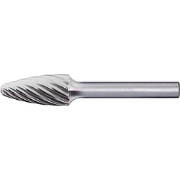 [PF 21117882] Fraise lime carbure hautes performances INOX, ogive à bout arrondi RBF Ø 12x25 mm, tige Ø 6 mm pour acier inoxydable PFERD RBF 1225/6 INOX - 900567