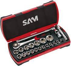 [SAM75SH23] Coffret 1/2&quot; avec cliquet et douilles 6 pans SAM 75SH23