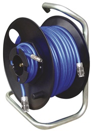 [CRC00031415] Enrouleur avec tuyau d’air comprimé PVC 8x12mm 20M - Avec raccord rapide &amp; tuyau d'allimentation PVC 1,5m CRIKO C00031415