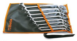 [BE90B8] Jeu de 8 clés polygonale contre-coudée en trousse tissu BETA 90/B8