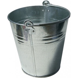 [SEAU12ACGALVA] Seau de 12 litres en acier galvanisé