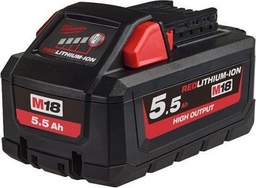 [MIM18HB5.5] Batterie 18V 5,5Ah MILWAUKEE M18 B5,5