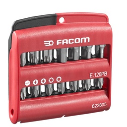 [FAE120PB] Jeu mixte de 28 embouts High Perf 1/4&quot; FACOM E.120PB