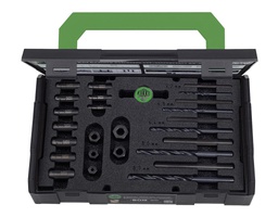 [KU49UB] Coffret 25 extracteurs + fôrets &amp; guides de M5 à M16 KUKKO 49-U-B