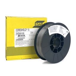 [ES242200100] Fil fourré sans gaz ESAB CORESHIELD 15 0.8mm - Bobine de 5kg