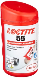 [LO55150M] Fibre d'étanchéité des raccords filetés – étanchéité immédiate à pression maximale LOCTITE 55 150M