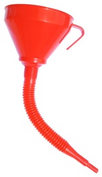 [AL07491000] Entonnoir plastique bec flexible 330 mm polyéthylène, filtre laiton et embout spécial pour réservoir essence ALGI 07491000
