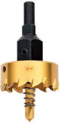 [BMCBR015T] Scies trépan réaffûtable en HSS+TiN pour métaux BLUE-MASTER CBR015T