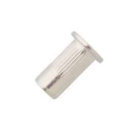 [SCEAD0530] Ecrous à sertir cylindrique crantés alu tête plate M5 0,3-3,0mm SBOX(500pcs) SCELL-IT EAD0530