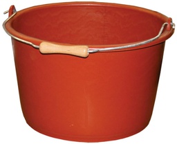 [VM112110] Seau de maçon PE + caoutchouc rouge SOLID VM112110