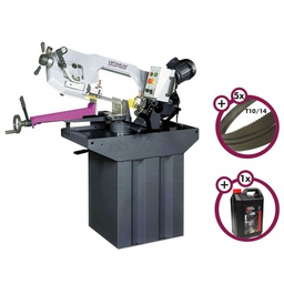 [MW790600110] Scie à ruban stationnaire à vitesse variable OPTISAW S275NV 230V + PACK 1 (5 x Lame de scie + 1 x Liquide de refroidissement)