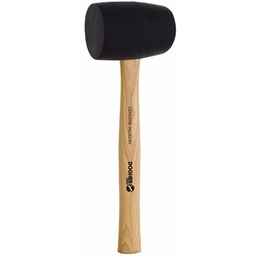 [DO726225] Maillet Caoutchouc Antimarque dia: 45mm avec manche Hickory DOGHER 736-225