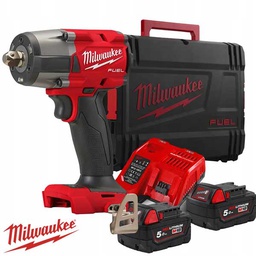 [MIFMTIW2F12-502X] Boulonneuse à chocs 1/2&quot; 745Nm avec 2 accus 5,0Ah dans 1x HD BOX MILWAUKEE M18 FMTIW2F12-502X