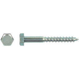[8x100ZNTHEX] Tirefond tête hex. DIN 571 Ø8x100 Zn - Boîte à fenêtre 100pcs