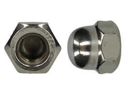 [M121587A2] Ecrou hexagonal borgne DIN1587 M12 - INOX A2 (100pcs)