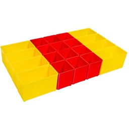 [PC6100000977] Set de 12 casiers A3 et 8 casiers B3 L-Boxx ProClick Insert-Box Set AB3 CT M74