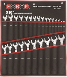 [FOR5261C] Jeu de 26 clés mixte 6-&gt;32mm FORCE 5261C