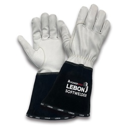 [LEBONSOFTWELDER9] Gant de soudage cuir fleur de chèvre naturelle ultra souple  LEBON SOFTWELDER taille 9