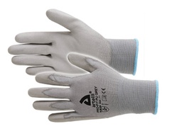 [ARPROPUT9] Gant sans couture en nylon avec paume en revêtement polyuréthane ARTELLI PRO-PU Grey taille 9 - 1022149