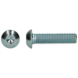 [M8x407380ZN] Vis à 6pc tête cylindrique bombée plate DIN7380-1 M8x40 - ZN (200pcs)